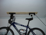 Sheila's bike storage solution