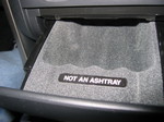 The Ashtray/"Not An Ashtray" from the new car