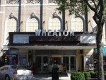 The Wheaton theatre, now a historical landmark
