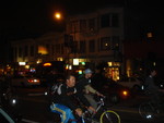 Critical Mass, still going after we had dinner...