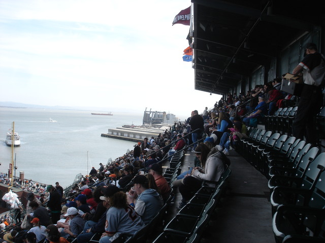 Our seats had a great view of the bay.