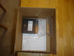The nano inside the shipping box. The shipping box was just a tad over-sized.