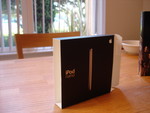 The nano box is actually quite odd -- one side has a flap like a normal box, the other is open.