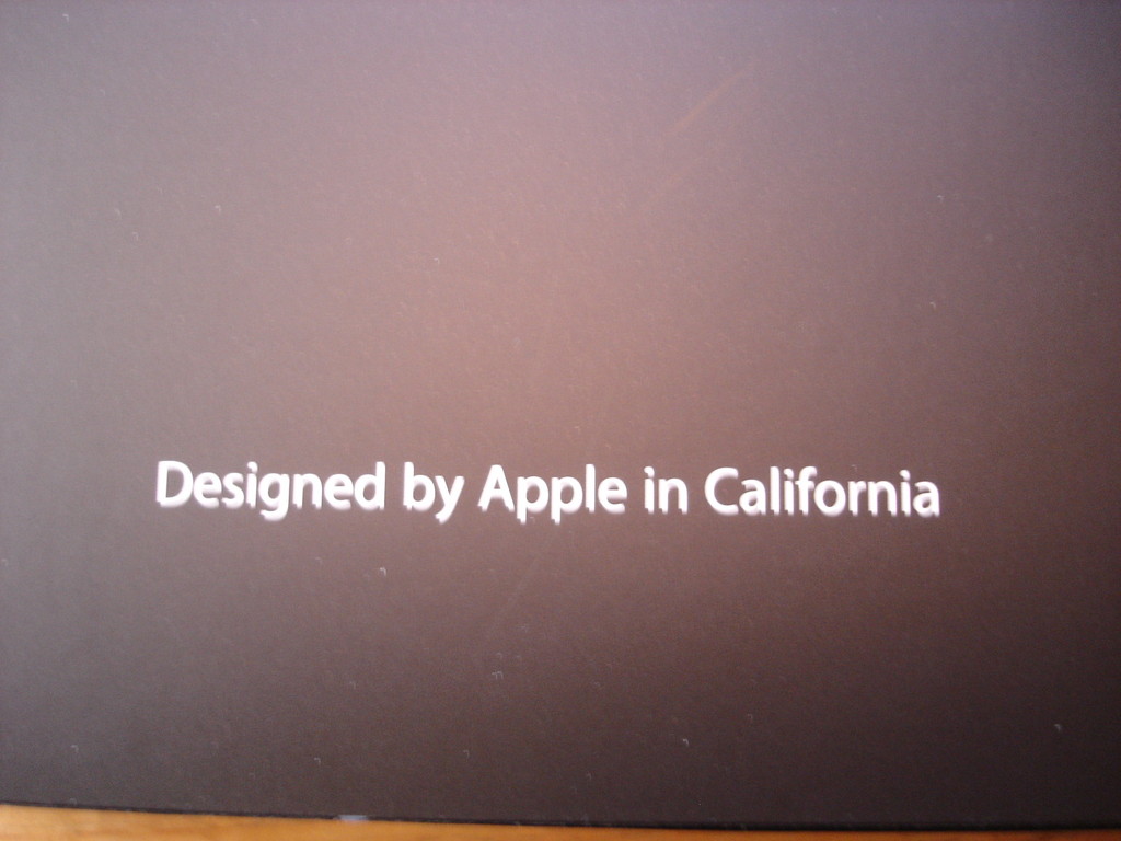 Designed by Apple in California