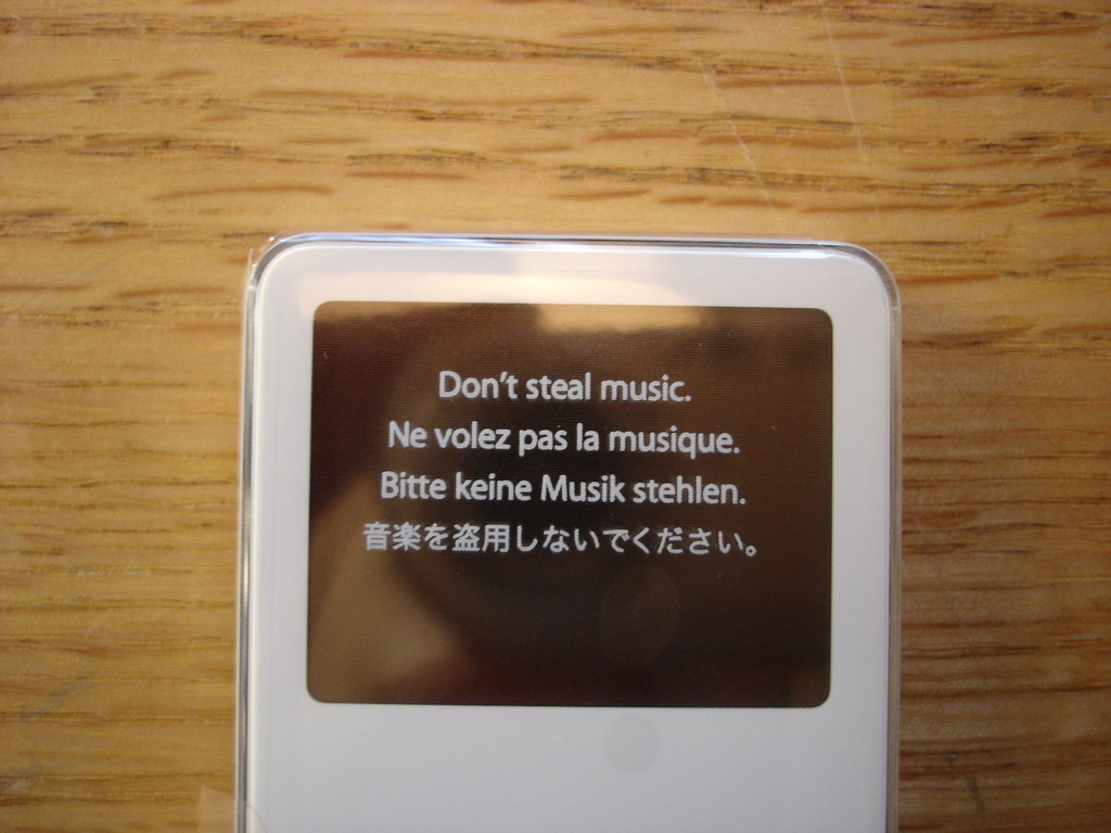 Don't steal music