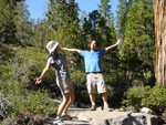 Anjali and Stan, proclaiming their love of nature, Bollywood-style