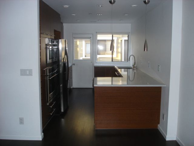 The kitchen in our new rental property