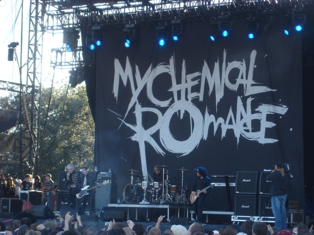 MCR playing @ the Voodoo Fest