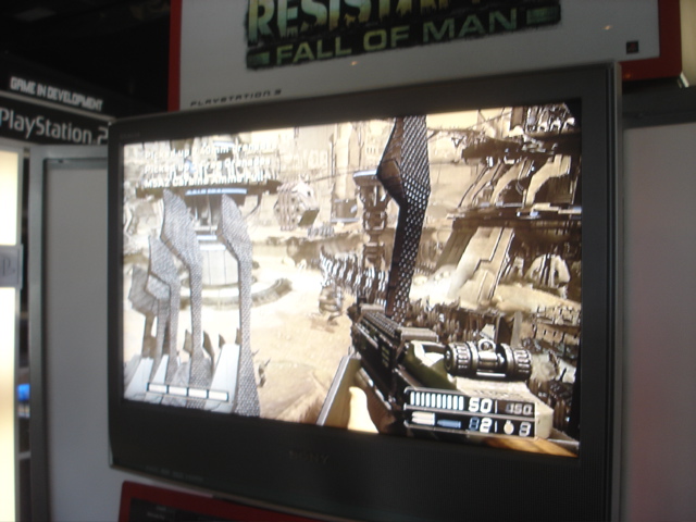 A shot of the new PS3 game, Resistance: Fall Of Man