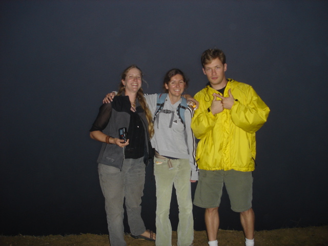Elizabeth, Tamsen, and Mike on Mount Hollywood