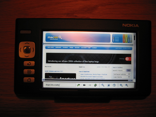 My new Nokia 770 Internet Tablet