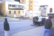 Akua and Steve outside of Pitt.