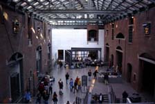 Inside the Holocaust Museum.