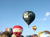 The POW*MIA balloon, now airborne.